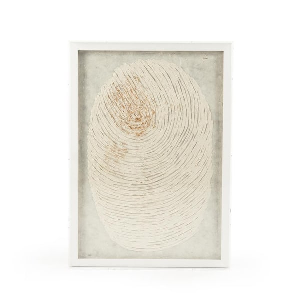 Zentique Abstract Thumb Paper Framed Wall Art