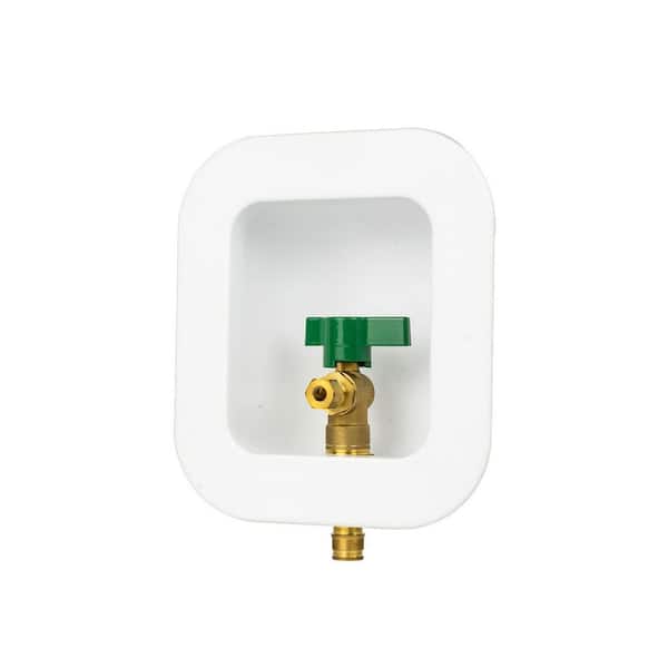 BrassCraft 1/2 in. NOM Cold Expansion PEX x 1/4 in. Compression with 1/4 Turn Brass Ball Valve