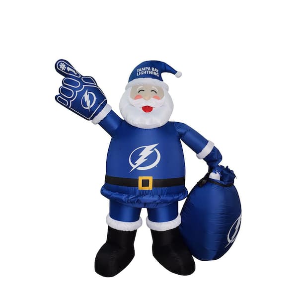 logobrands 7 ft. Tampa Bay Lightning Santa Inflatable