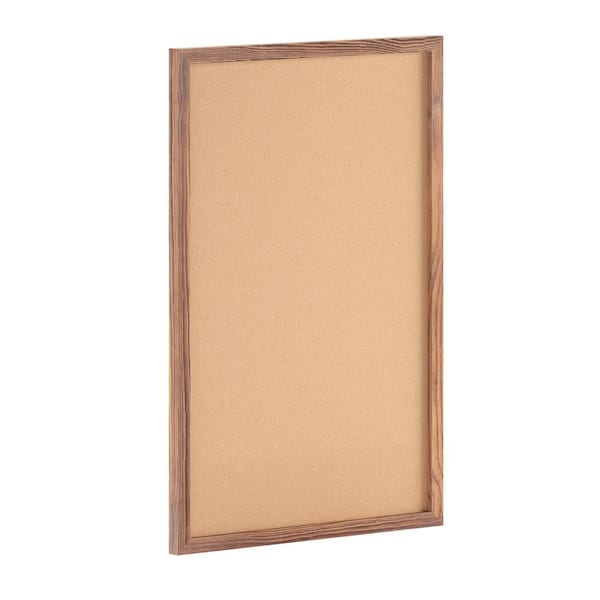 Carnegy Avenue Torched Brown 24 in. W x 36 in. H Bulletin Board CGA-HGW ...