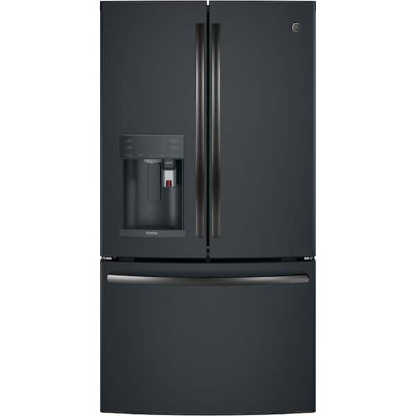 GE Profile 22.2 cu. ft. Smart French Door Refrigerator with Keurig K-Cup in Black Slate, Counter Depth and ENERGY STAR