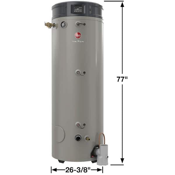 Triton Heavy Duty 100 Gal. 250K BTU High Efficiency Ultra Low NOx Natural Gas Power Direct Vent Commercial Water Heater