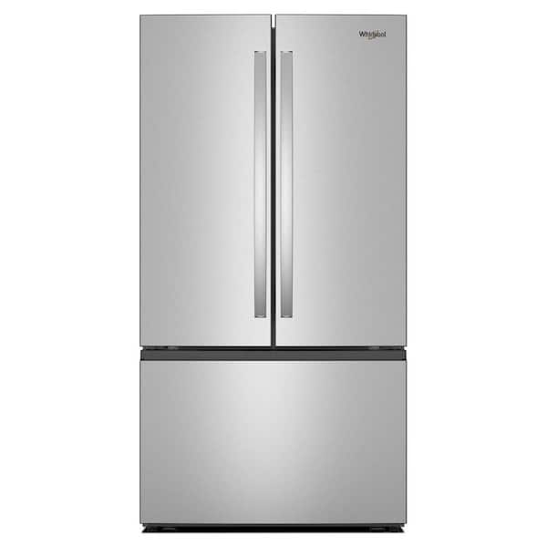 36 in. 31 cu ft. Standard Depth French Door Refrigerator in Fingerprint Resistant Stainless Finish with Ice Maker