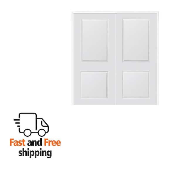 MMI DOOR 72 in. x 80 in. Smooth Carrara Both Active Solid Core