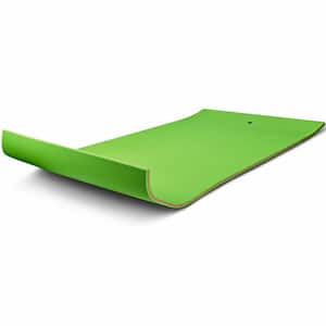 6 ft. Floating Water Pad Mat 3-Layer Foam Floating Island for Pool Lake Green