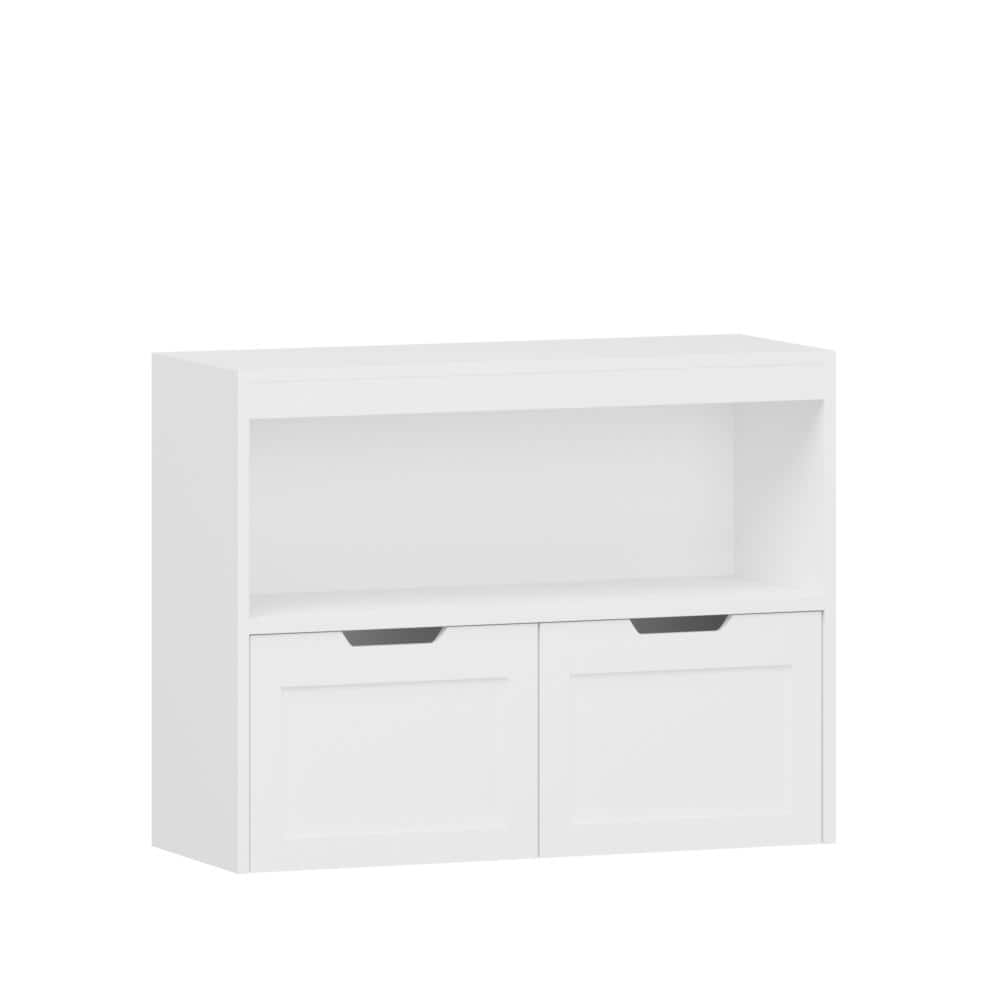 2-in-1 Kid Toy Storage Cabinet 3-Drawer Chest with Wheels Large Storage Cube Shelf price history on PriceWatchPro