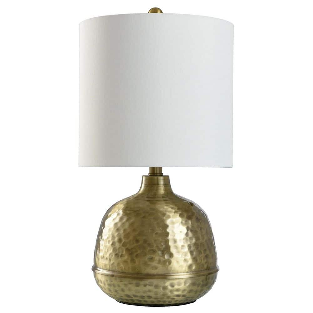 Table Lamp Antique Brass Sea Flower Lamp 13 H x 4.5 W | Renovator's Supply