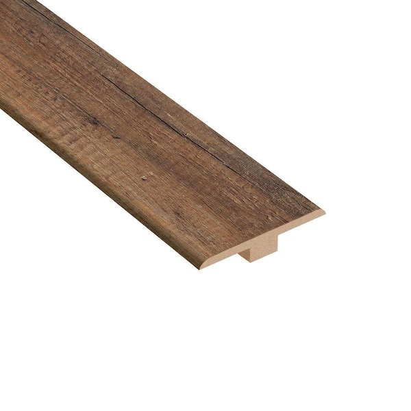 Home Legend Newport Oak 1/4 in. Thick x 1-7/16 in. Wide x 94 in. Length Laminate T-Molding
