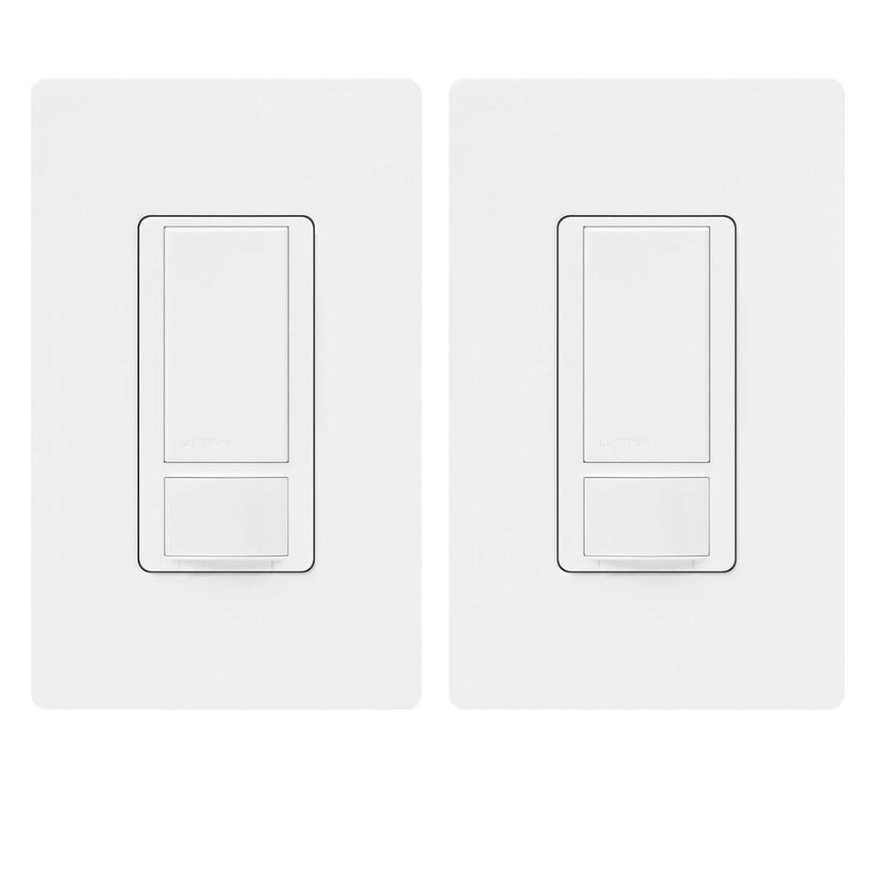 Lutron Maestro Motion Sensor Switch with Wallplate, 2 Amp/Single-Pole ...