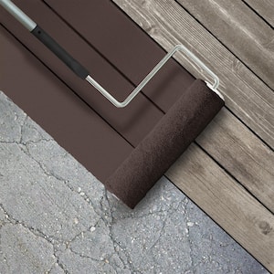 5 gal. #PFC-25 Dark Walnut Low-Lustre Enamel Interior/Exterior Porch and Patio Floor Paint