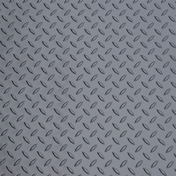 Diamond Deck Metallic Graphite 1 Car Garage Kit includes (2) 5 ft. x 24 ft. Pieces
