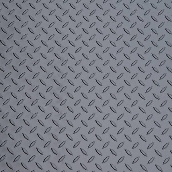 Diamond Deck Metallic Graphite 7.5 ft. Wide PVC Rollout Flooring