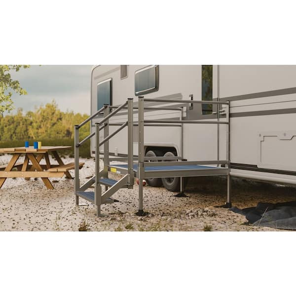 EZ-ACCESS Pathway 3G Solo Stair System 15 in. - 21 in. with 4 x 4