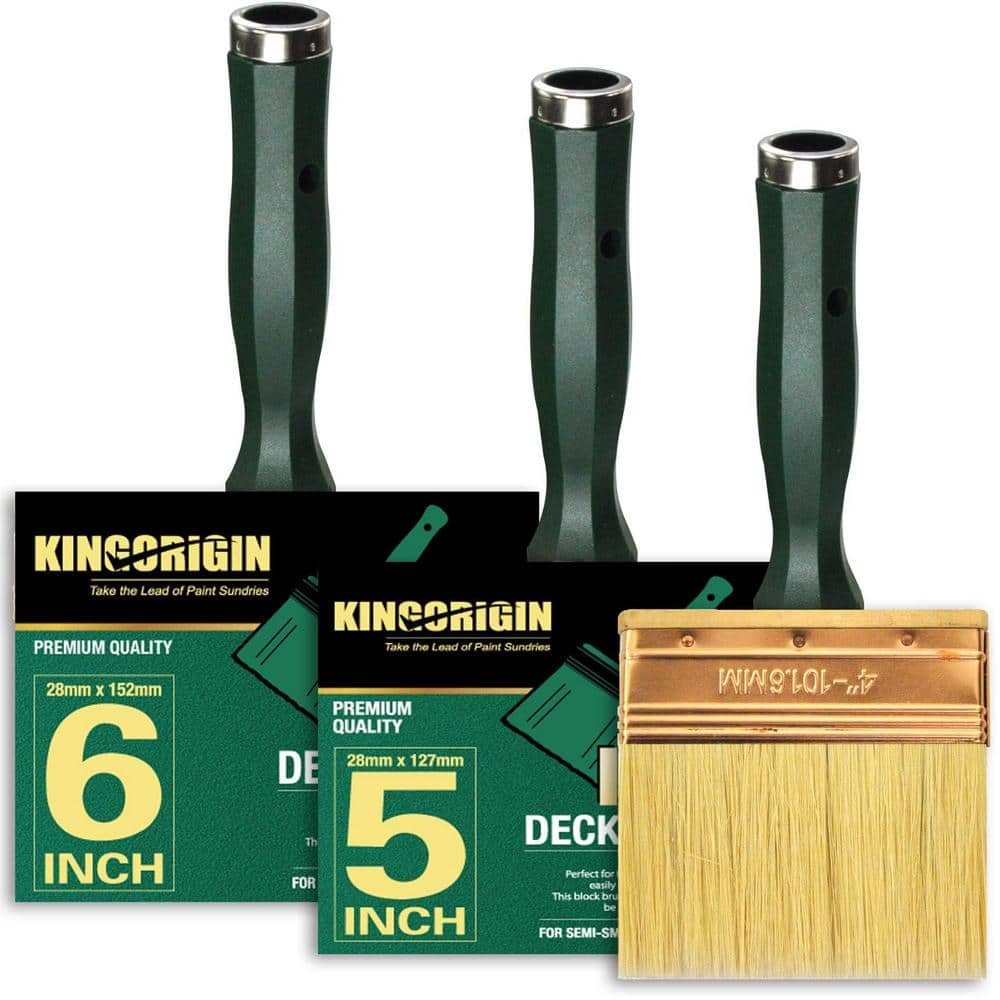 3-Pack Masonry Stain Brushes, Deck Paint Brushes for Walls Painters Paint Brush (4,5, 6 in.) price history on PriceWatchPro