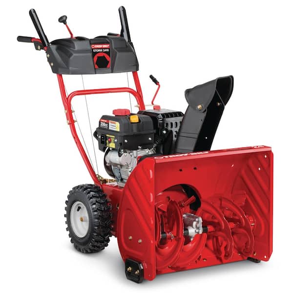 Troy-Bilt 24 in. 208 cc Two-Stage Gas Snow Blower with Electric Start Self Propelled