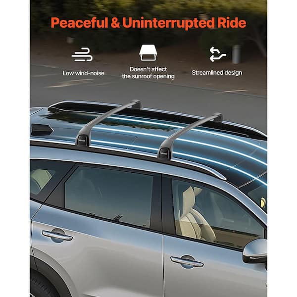 VEVOR Roof Rack Cross Bars, 165 lbs. Capacity Rack, Fits Kia