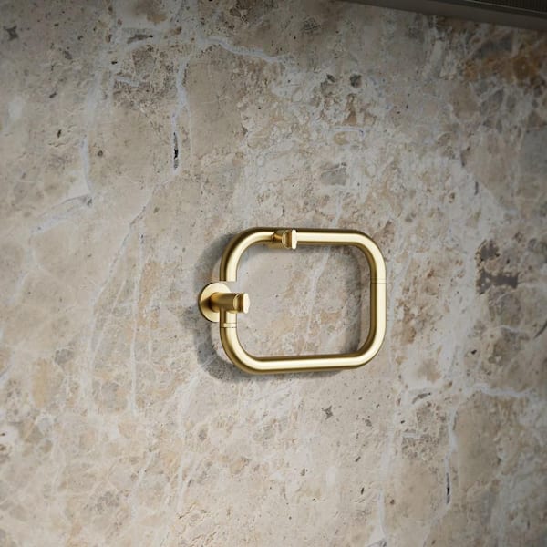 Components Wall Mount Pot Filler in Vibrant Brushed Moderne Brass