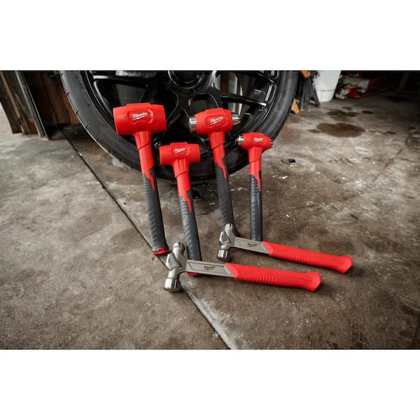 Milwaukee - 48 oz., 16 oz., 28 oz., and 32 oz., Dead Blow Hammer Kit (4-Piece)