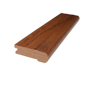 Anemone 0.75 in. Thick x 2.78 in. Wide x 78 in. Length Flat Gloss Hardwood Stair Nose