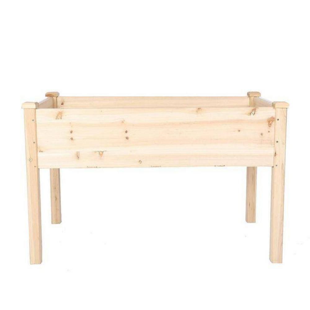 Raised Garden Bed Wood, Patio Elevated Planter Box Kit with Stand for Outdoor Backyard Greenhouse price history on PriceWatchPro
