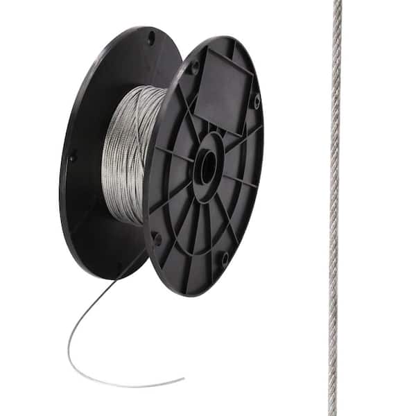 3/32 in. x 500 ft. Galvanized Steel Uncoated Wire Rope