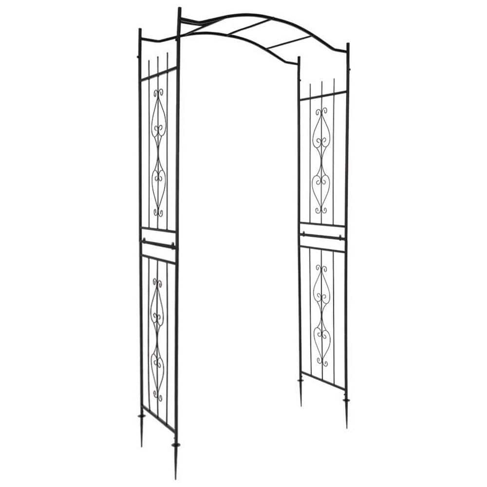 90.55 in. x 43.31 in. Garden Metal Arch Arbor