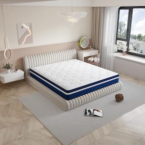 KING Size Medium Comfort Level Gel Memory Foam 10 in. Bed -in-a-Box Mattress