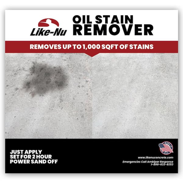 Oil Stain Resurfacer Remover