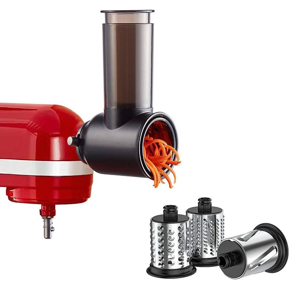 Slicer Shredder & Cheese Grater Attachments for KitchenAid Stand Mixer, Sli