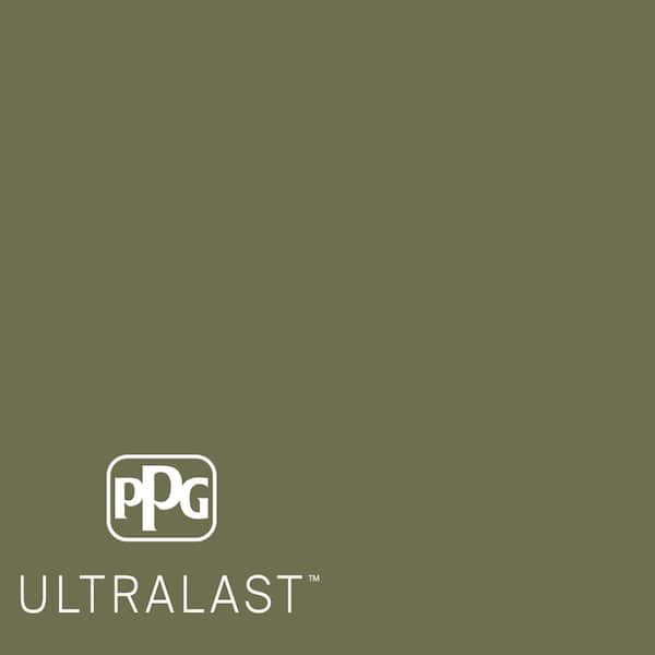 PPG UltraLast 1 qt. PPG1125-6 Toy Tank Green Matte Interior Paint and Primer