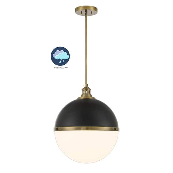 Etch Brass Shade Pendant