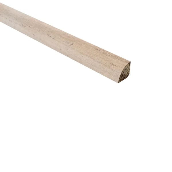Unbranded Solid Hardwood Trim Strand Woven Bamboo Stargazer 0.715 in. T x 0.715 in. W x 72 in. L Bamboo Quarter Round Molding