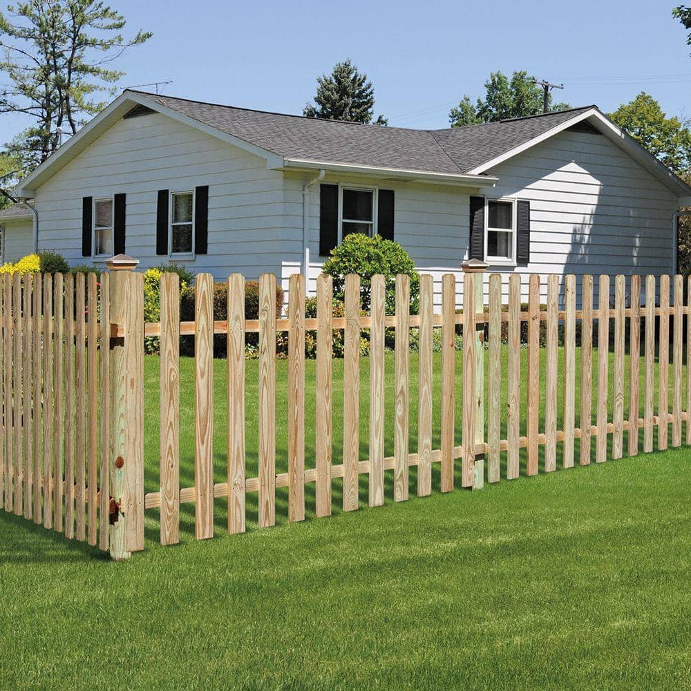 1 In X 4 In X 4 Ft Pressure Treated Pine Dog Ear Fence Picket 110270 The Home Depot 1 In X 4 In X 4 Ft Pressure Treated Pine Dog Ear Fence Picket 110270 The Home Depot
