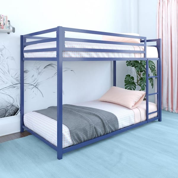 DHP Twin over Twin Metal Bunk Bed Frame Multiple Colors 