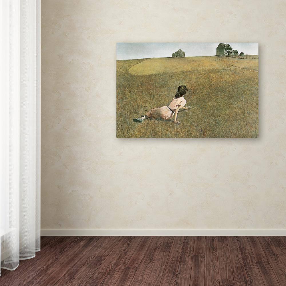 Trademark Fine Art -Andrew Wyeth 'Christina's World' Canvas Art - 22''x32''