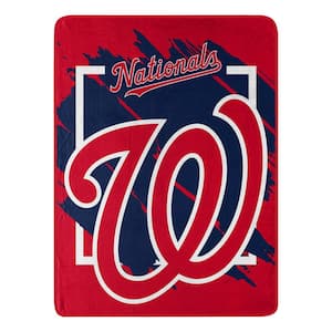 MLB Dimensional Nationals Micro Raschel Multi-Color Throw