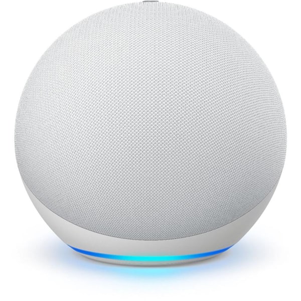 Echo (4th Gen) with Premium Sound, Smart Home Hub, and Alexa - Glacier White