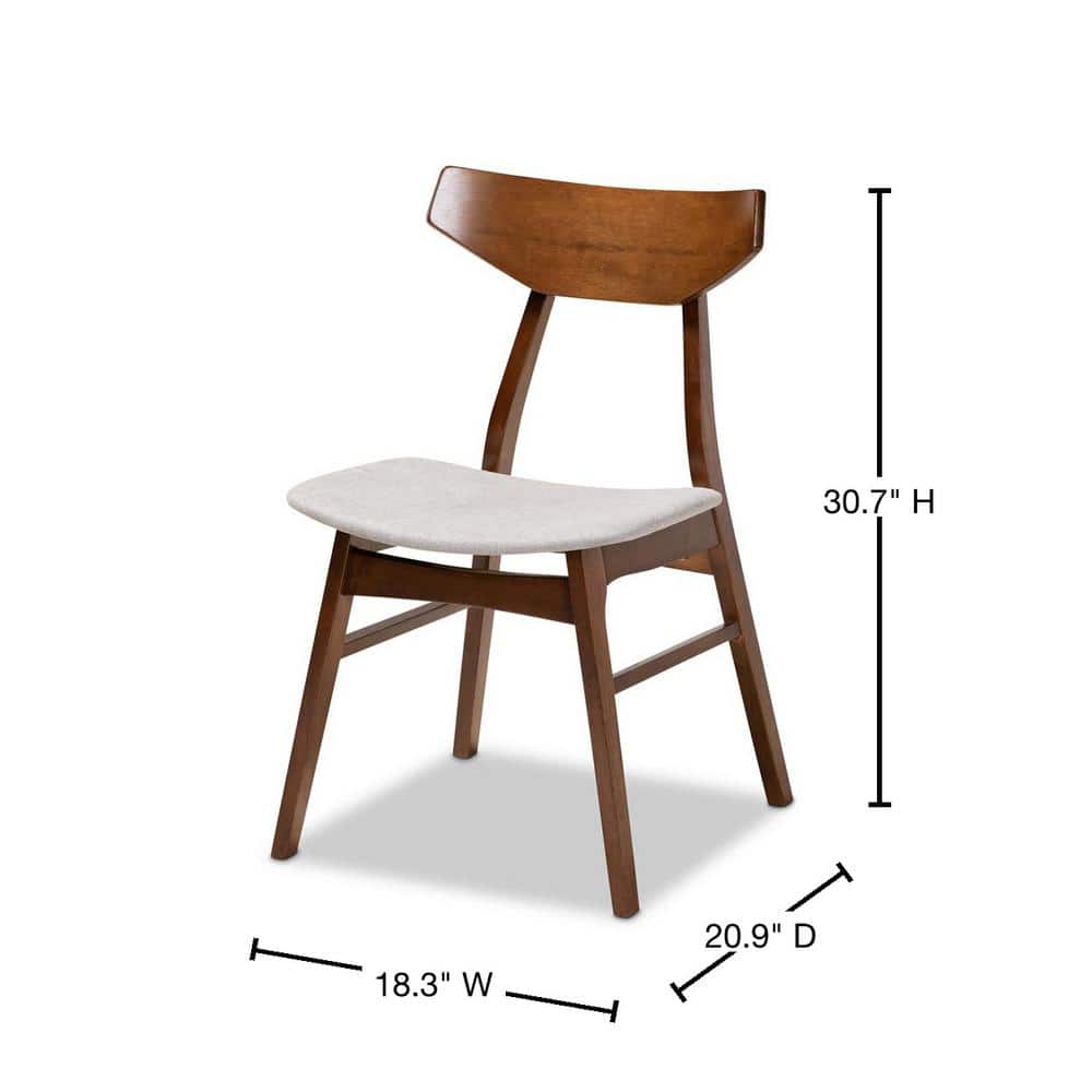 Walnut Brown Upholstered Leather and Cane Dining Chair Set