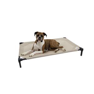 Coolaroo Pet Bed Pro Large Glacier Grey HeatShield 507862 - The