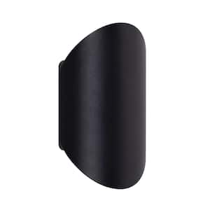 Remy 2-Light Black Wall Sconce with Metal Shade