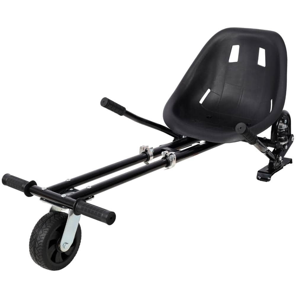Hoverboard Go-Kart Seat Attachment, Adjustable Frame with Dual Pole Shock Absorber, Black price history on PriceWatchPro