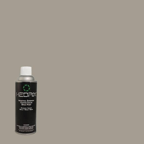 Hedrix 11 oz. Match of 720D-4 Ashwood Semi-Gloss Custom Spray Paint (2-Pack)