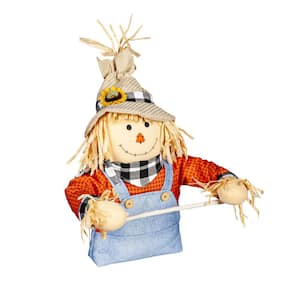 19 in. Scarecrow Fence Friend