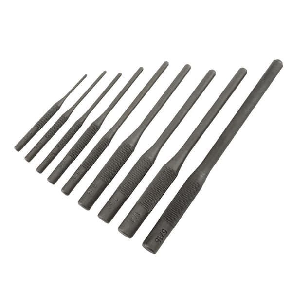 Grip 9 PC Roll Pin Punch Set