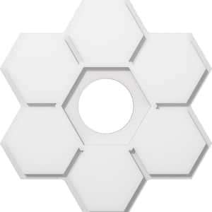 1 in. P X 7 in. C X 20 in. OD X 5 in. ID Daisy Architectural Grade PVC Contemporary Ceiling Medallion