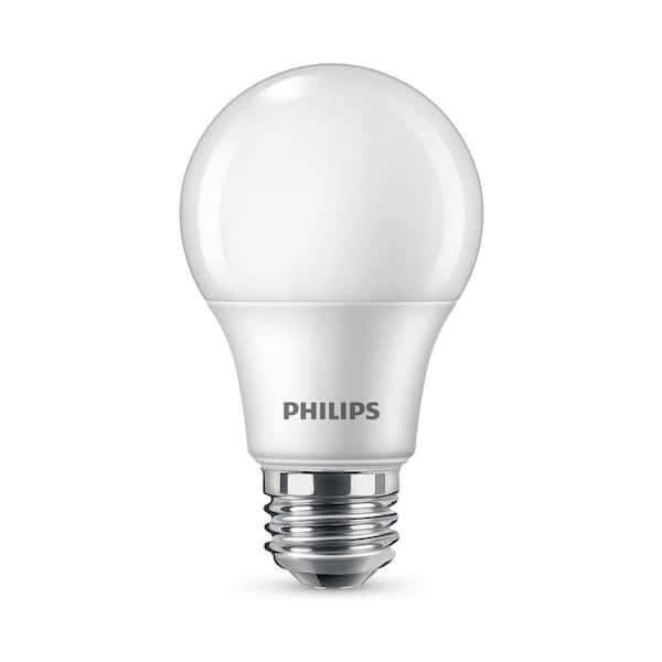 Paine Gillic Steken Artistiek Philips 40-Watt Equivalent A19 Non-Dimmable E26 LED Light Bulb Daylight  5000K (4-Pack) 575811 - The Home Depot