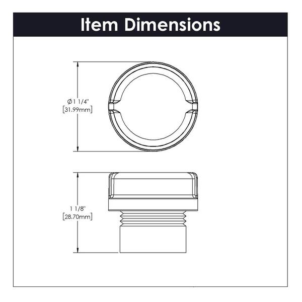1-1/4 in. Pipeline Black Nickel Vibed Cabinet Knob 1-1/4 in. Pipeline Black Nickel Vibed Cabinet Knob