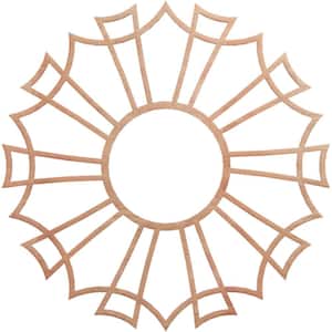 26 in. x 9.125 in. x 0.375 in. Wood Medallion Moulding