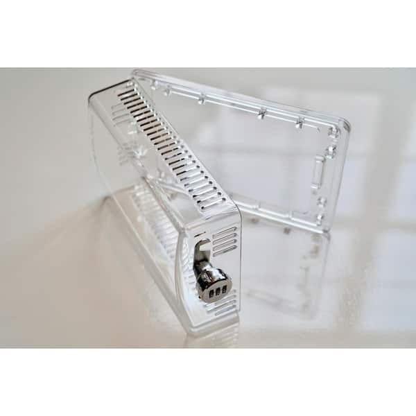 Universal Thermostat Guard Clear with Changeable Code Combination Lock