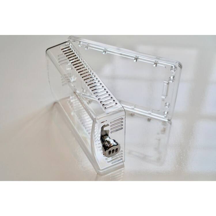 StatGuardPlus Universal Thermostat Guard Clear with Changeable Code Combination Lock